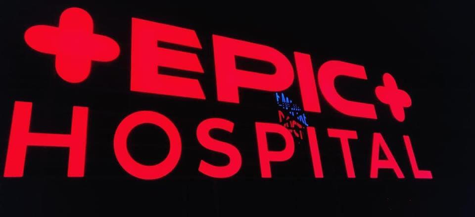 Epic Multispeciality Hospital Signboard