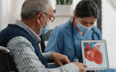 Patient consulting cardiologist at EPIC Hospital, best heart hospital in Ahmedabad