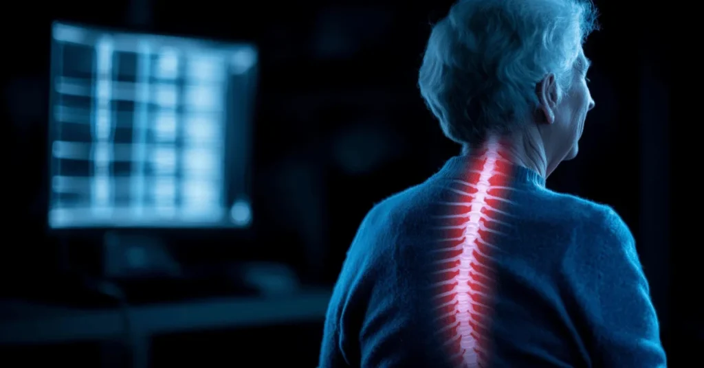 Cervical spine surgeon reviewing neck MRI at EPIC Hospital Ahmedabad Gujarat