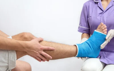 Orthopaedic surgeon reviewing fracture X-ray for treatment at EPIC Hospital Ahmedabad