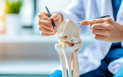 Patient discussing knee replacement with an orthopaedic surgeon at EPIC Hospital Ahmedabad