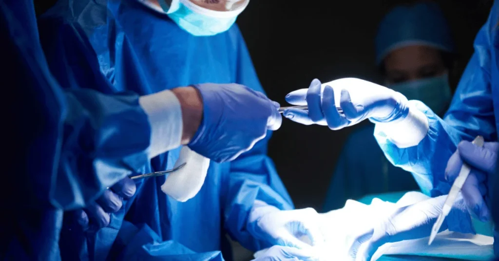 Orthopaedic joint replacement surgery team at EPIC Multispecialty Hospital Ahmedabad Gujarat
