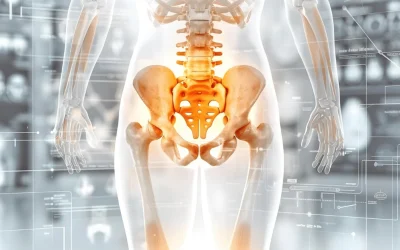 Orthopaedic surgeon reviewing hip X-ray with patient at EPIC Hospital Ahmedabad