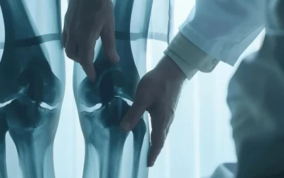 Diagram comparison of partial and total knee replacement explained at EPIC Hospital Ahmedabad