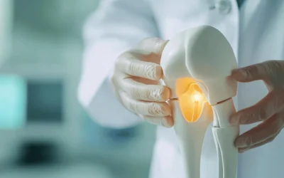 Physiotherapist guiding patient recovery after joint replacement at EPIC Hospital Ahmedabad