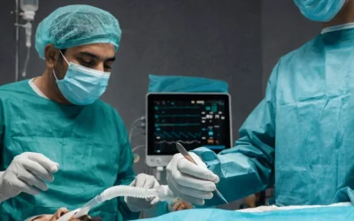 Cardiac surgeon performing valve replacement surgery at EPIC Multispecialty Hospital Ahmedabad