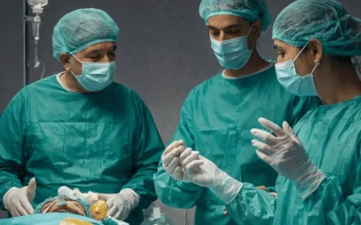 Cardiac surgeon preparing for valvular heart surgery at EPIC Hospital Ahmedabad