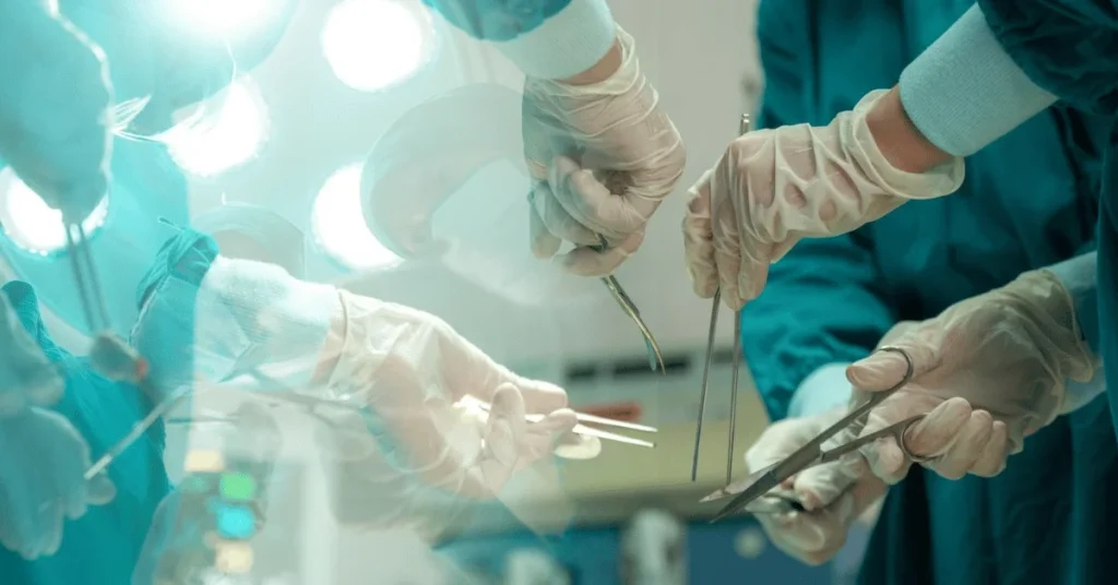 Arthroscopic keyhole joint surgery being performed at EPIC Hospital Ahmedabad