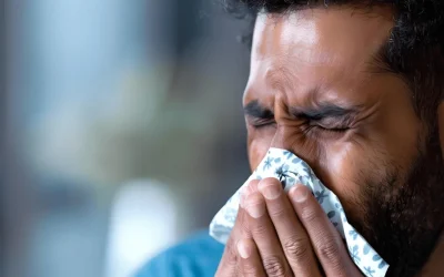 Doctor assessing a patient with a persistent cough at EPIC Hospital Ahmedabad